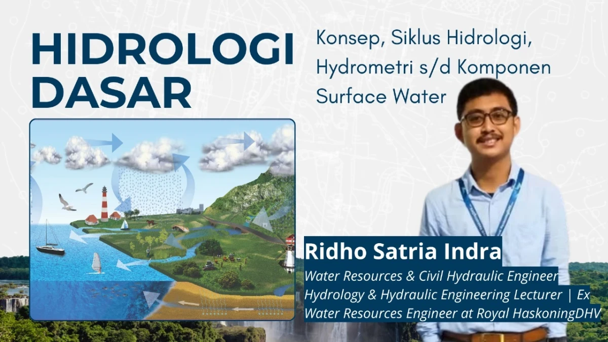 Dasar Hidrologi : Konsep, Siklus Hidrologi, Hydrometri sampai Komponen Surface Water