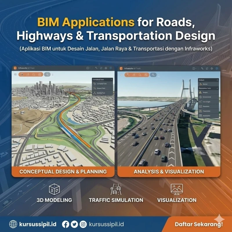 BIM applications for Roads, Highways & Transportation design (Infraworks)