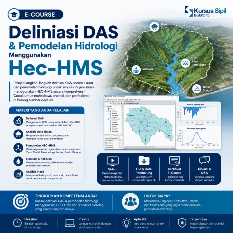 Deliniasi DAS & Pemodelan Hidrologi Menggunakan Hec-HMS
